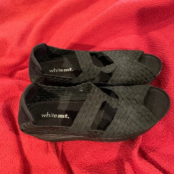 Wt. Mountain Stretchy Platform Sandals - NWOT - 6 1/2 - Picture 6 of 8